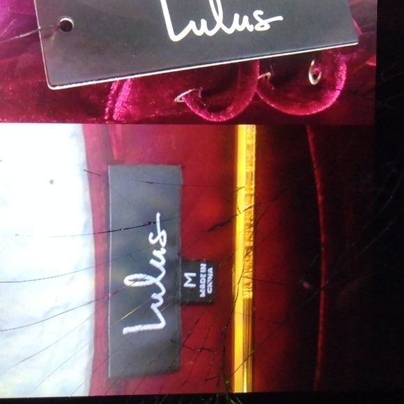 Lulu's Burgundy Velvet Lace-up Bodycon Dress - Picture 7 of 8